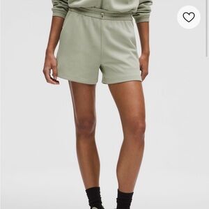 lululemon Softsreme High Rise Short 4” Dark Blue Gray